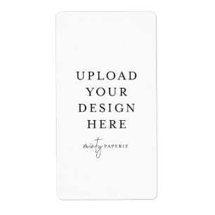 Etiqueta de 2" x 3,75" - Retrato