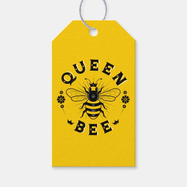 Etiqueta de abeja/regalo de reina (Anverso)