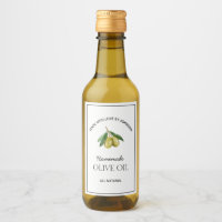 Etiqueta de aceite de oliva