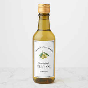 Etiqueta de aceite de oliva