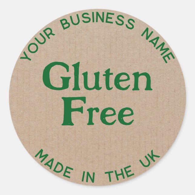 Etiqueta de Acondicionamiento Alérgico Gluten Libr (Anverso)