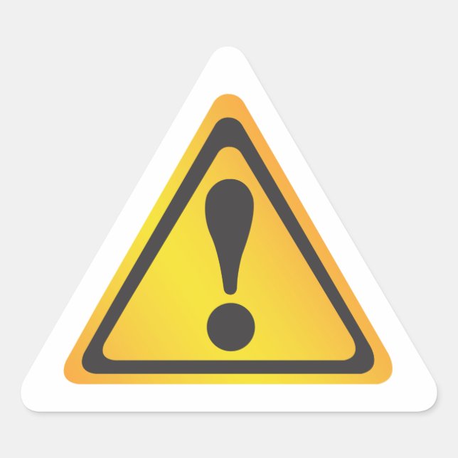 Etiqueta de advertencia amarilla (Anverso)