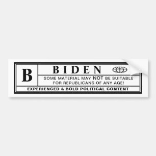 Etiqueta de advertencia de Biden