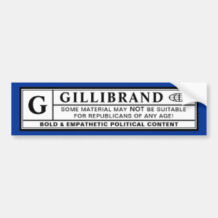 Etiqueta de advertencia de Gillibrand