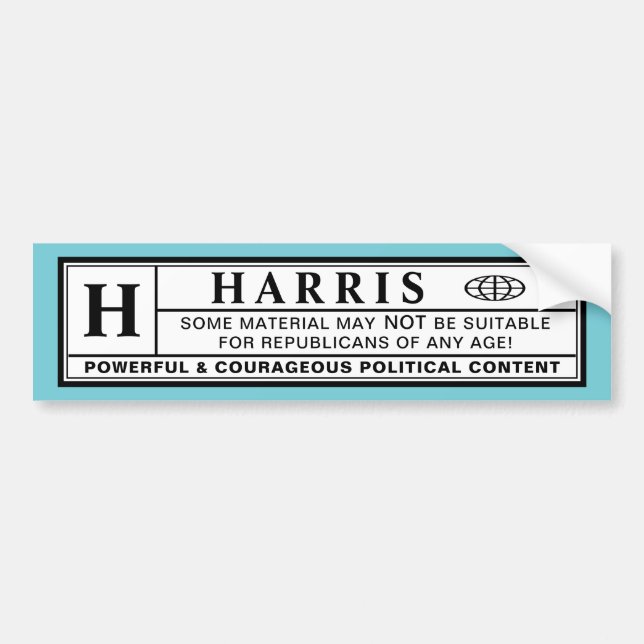 Etiqueta de advertencia de Harris (Frente)