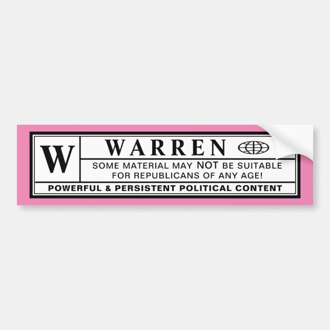 Etiqueta de advertencia de Warren (Frente)