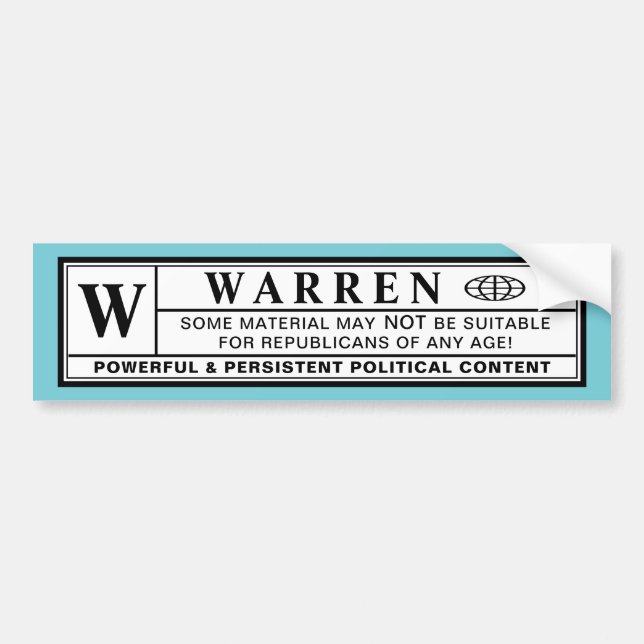 Etiqueta de advertencia de Warren (Frente)