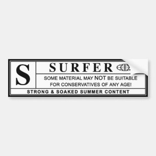 etiqueta de advertencia para surfistas