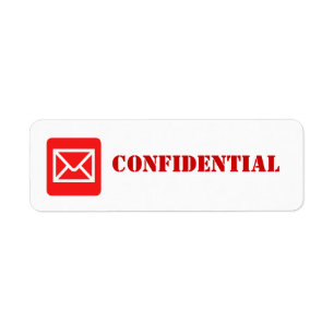 Etiqueta de advertencia secretísima confidencial
