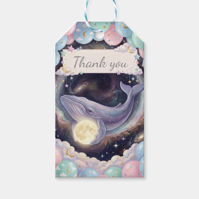 Etiqueta de agradecimiento celestial de la luna (Anverso)