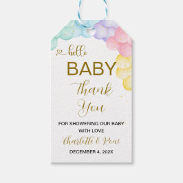 Etiqueta de agradecimiento de Baby Shower neutral