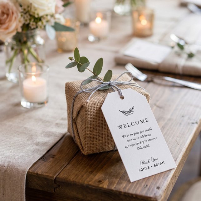 Etiqueta de agradecimiento de boda de flores moder (Subido por el creador)
