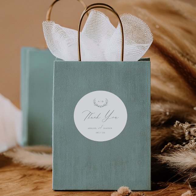 Etiqueta de agradecimiento de boda Sticker Favor D (Subido por el creador)
