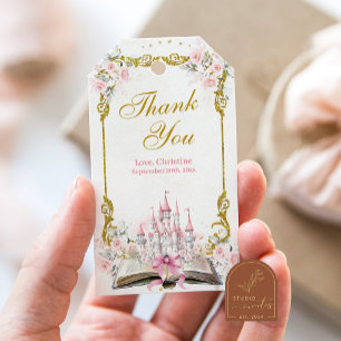 Etiqueta de agradecimiento de cumpleaños 1er Blush