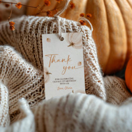 Etiqueta de agradecimiento de cumpleaños de nuestr