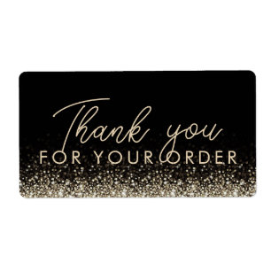 Etiqueta de agradecimiento de estrella plateada br