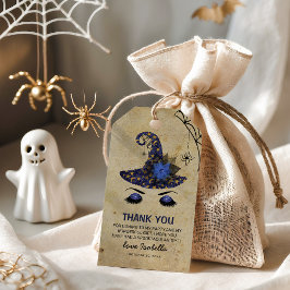 Etiqueta de agradecimiento de Halloween para niñas