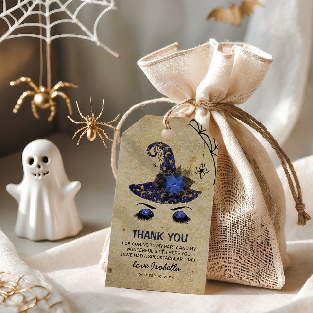 Etiqueta de agradecimiento de Halloween para niñas (Subido por el creador)