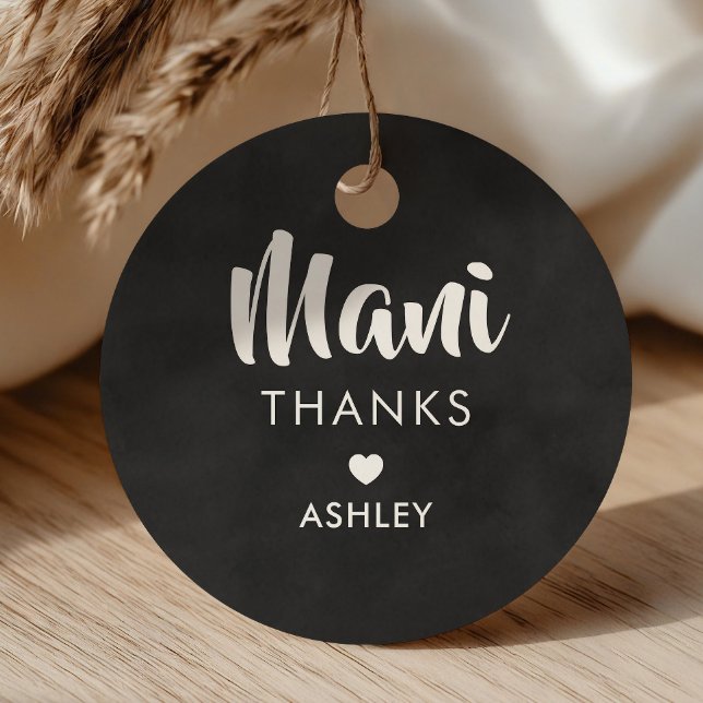 Etiqueta de agradecimiento de manicura, etiqueta d (Subido por el creador)