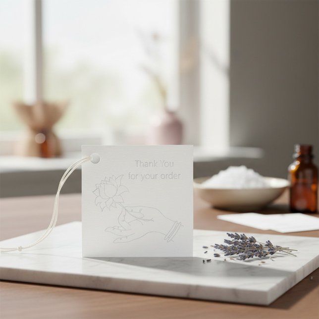Etiqueta de agradecimiento de papel de aluminio pe (Subido por el creador)