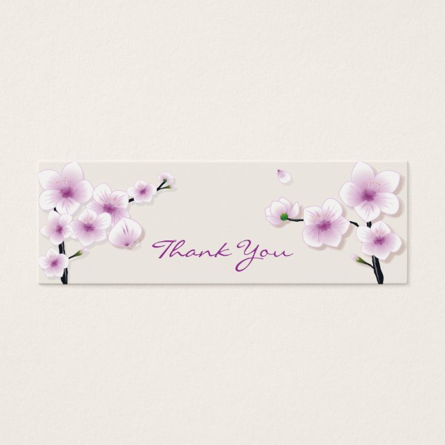 Etiqueta de agradecimiento de Spring Blossom (Frente)
