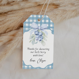 Etiqueta de agradecimiento para baby shower Berry 