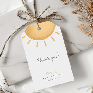 Etiqueta de agradecimiento para Baby Shower Boho A