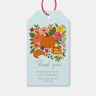 Etiqueta de agradecimiento para baby shower de cal