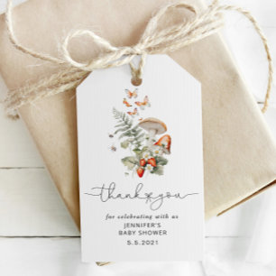Etiqueta de agradecimiento para baby shower de hon
