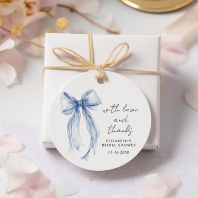 Etiqueta de agradecimiento para baby shower de laz (Subido por el creador)
