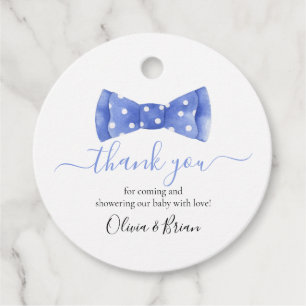 Etiqueta de agradecimiento para baby shower de paj