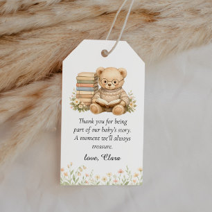 Etiqueta de agradecimiento para baby shower 'Nueva
