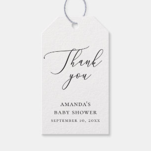 Etiqueta de agradecimiento para baby shower Scri