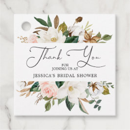 Etiqueta de agradecimiento para boda de Magnolia C