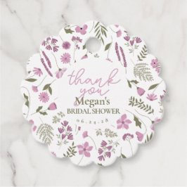 Etiqueta de agradecimiento para Desayuno de novia
