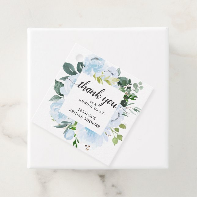 Etiqueta de agradecimiento para despedida de solte (In situ)