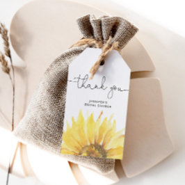 Etiqueta de agradecimiento para despedida de solte