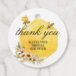 Etiqueta de agradecimiento para despedida de solte