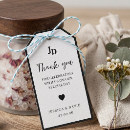 Etiqueta de agradecimiento para detalle de boda mi