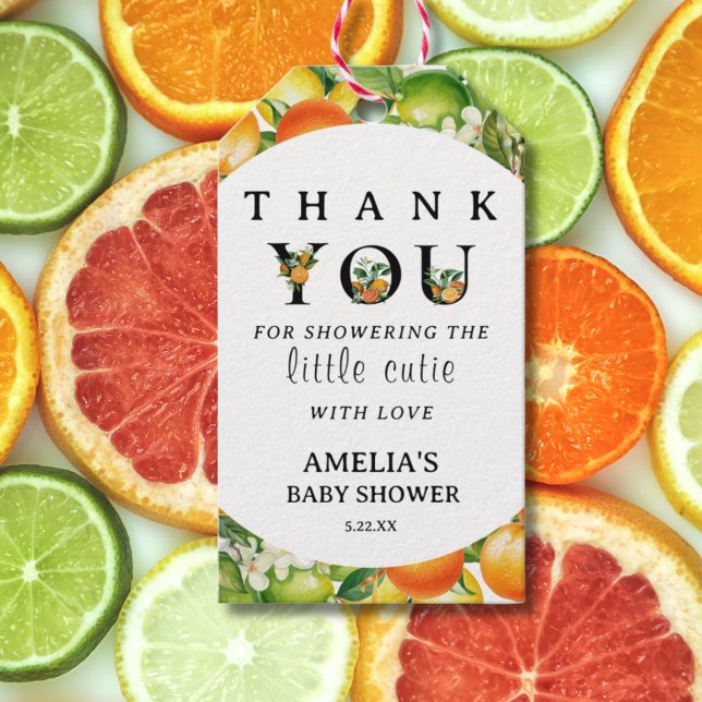 Etiqueta de agradecimiento para ducha de bebé de f (Subido por el creador)