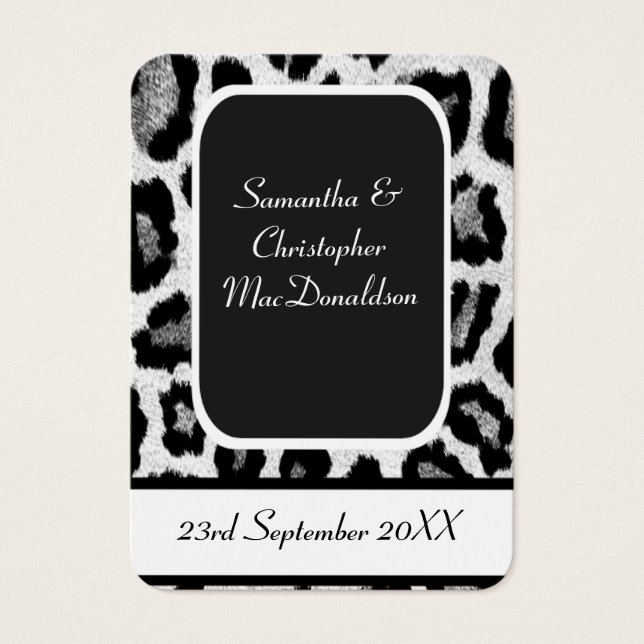 Etiqueta de agradecimiento para la boda de impresi (Frente)