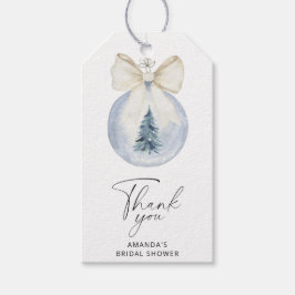 Etiqueta de agradecimiento para la ducha de novia 