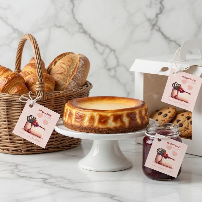 Etiqueta de agradecimiento para panadería personal (Subido por el creador)