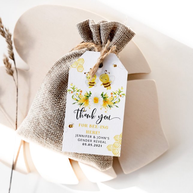 Etiqueta de agradecimiento para revelar el género  (Subido por el creador)