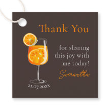 Etiqueta de agradecimiento personalizada para desp