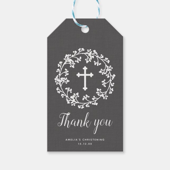 Etiqueta de agradecimiento por la cristalización d (Anverso)