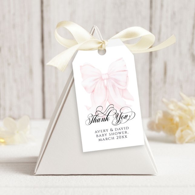 Etiqueta de agradecimiento Uno 1er Cumpleaños Lazo (Subido por el creador)