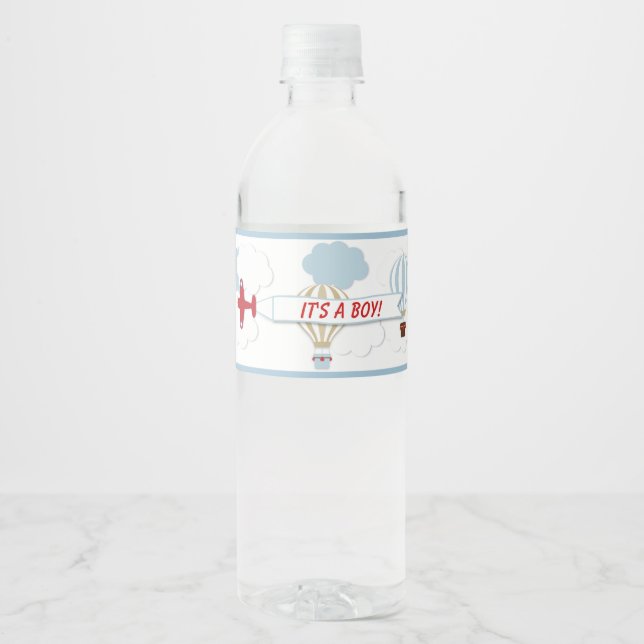 Etiqueta de agua arriba y abajo (Anverso)