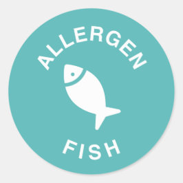 Etiqueta de Alergeno de Pescado