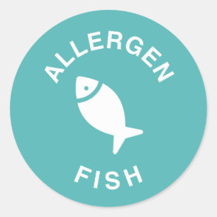 Etiqueta de Alergeno de Pescado